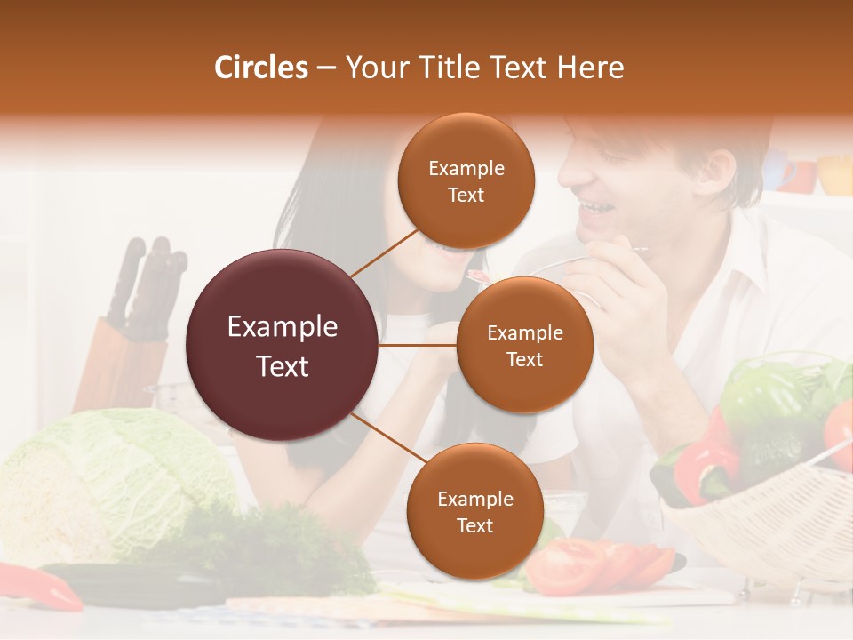 Healthy Table Relationship PowerPoint Template
