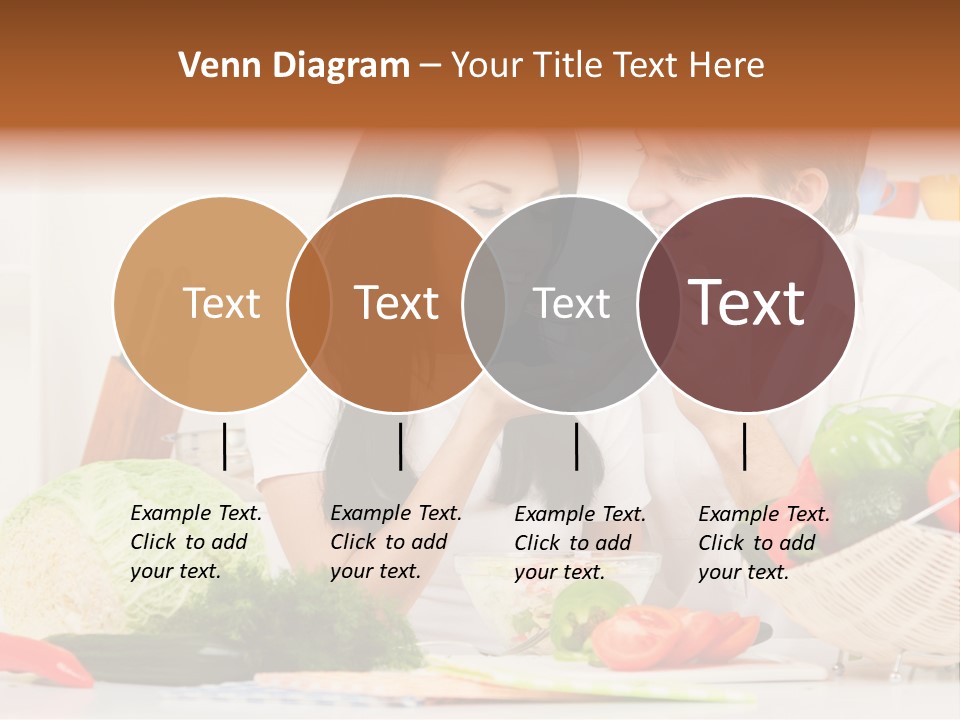 Healthy Table Relationship PowerPoint Template