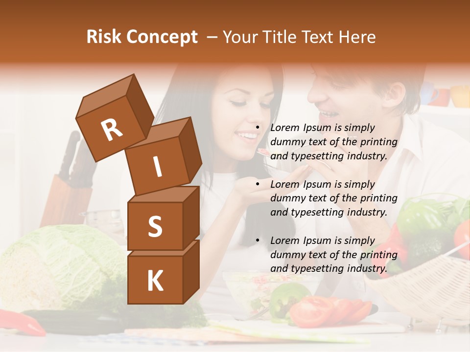 Healthy Table Relationship PowerPoint Template