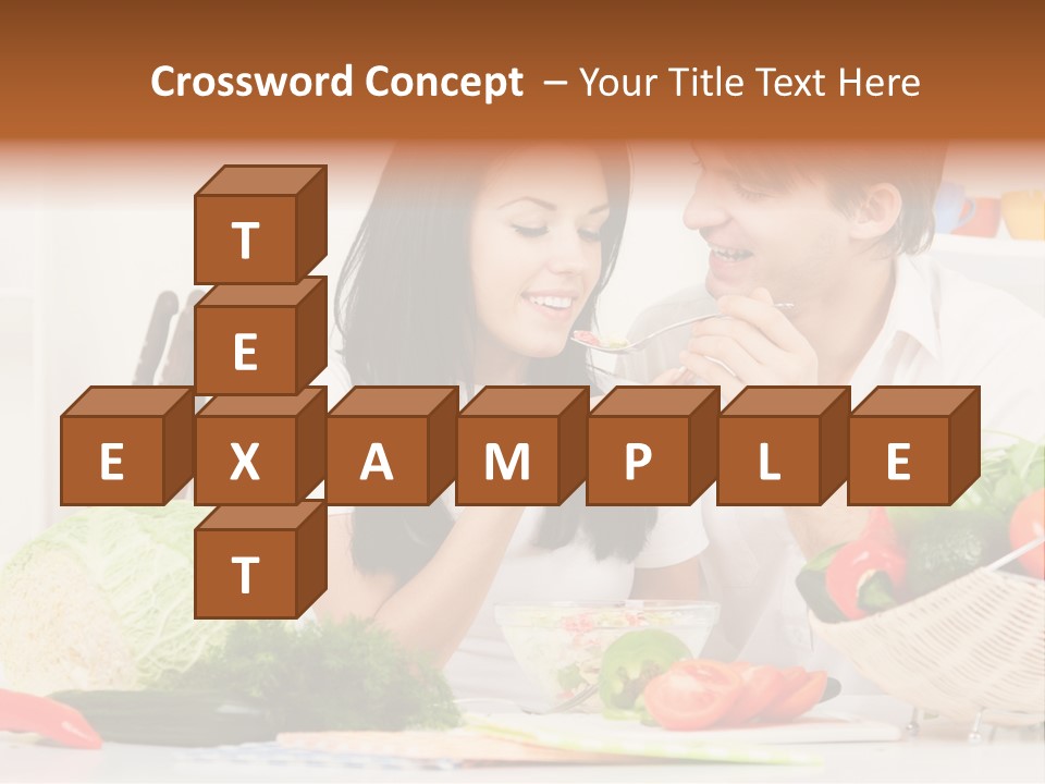 Healthy Table Relationship PowerPoint Template