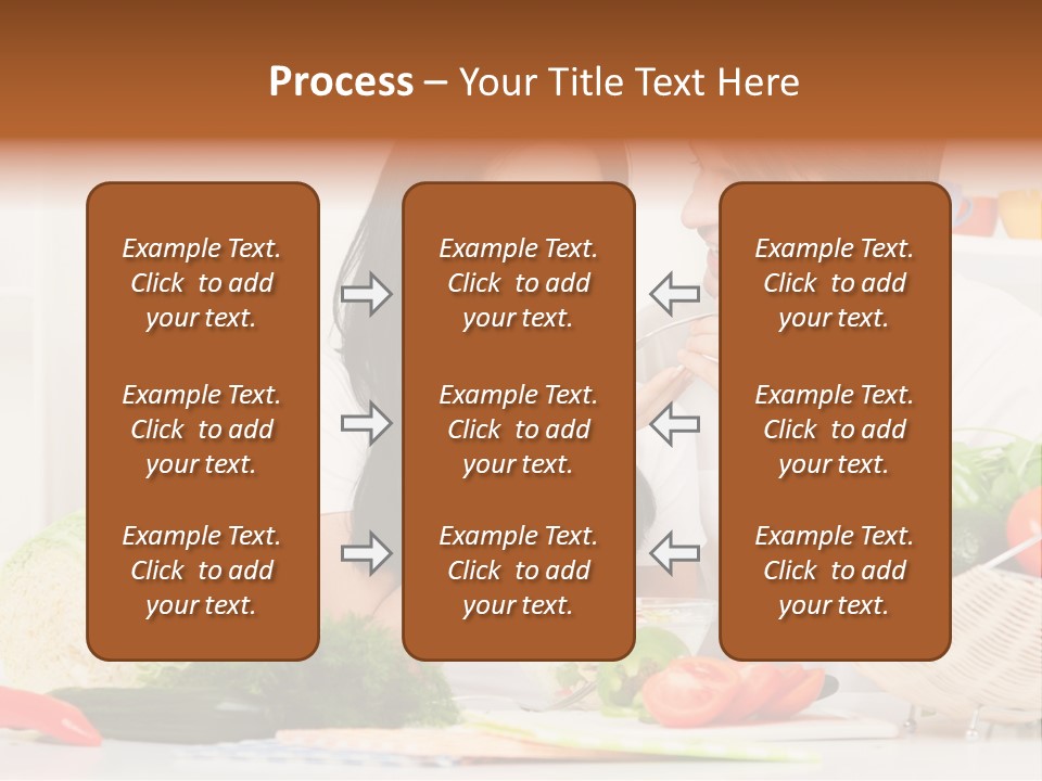Healthy Table Relationship PowerPoint Template