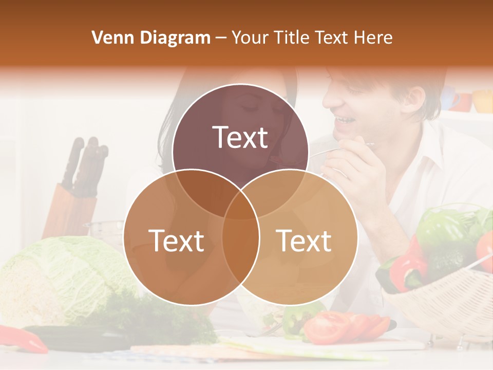 Healthy Table Relationship PowerPoint Template