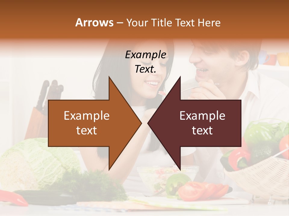 Healthy Table Relationship PowerPoint Template