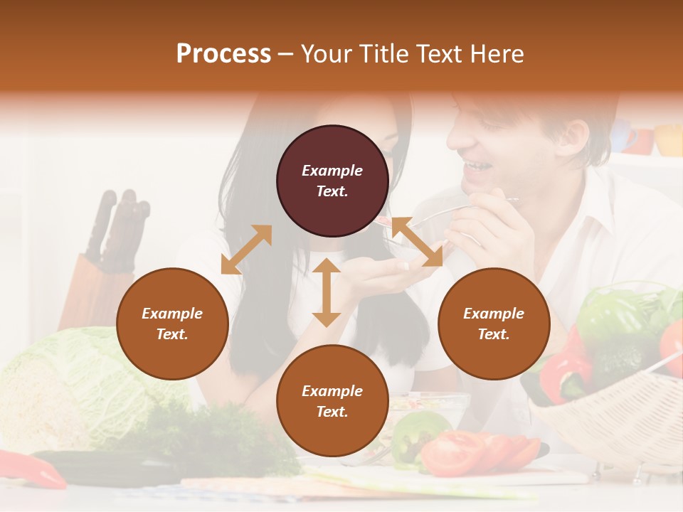 Healthy Table Relationship PowerPoint Template