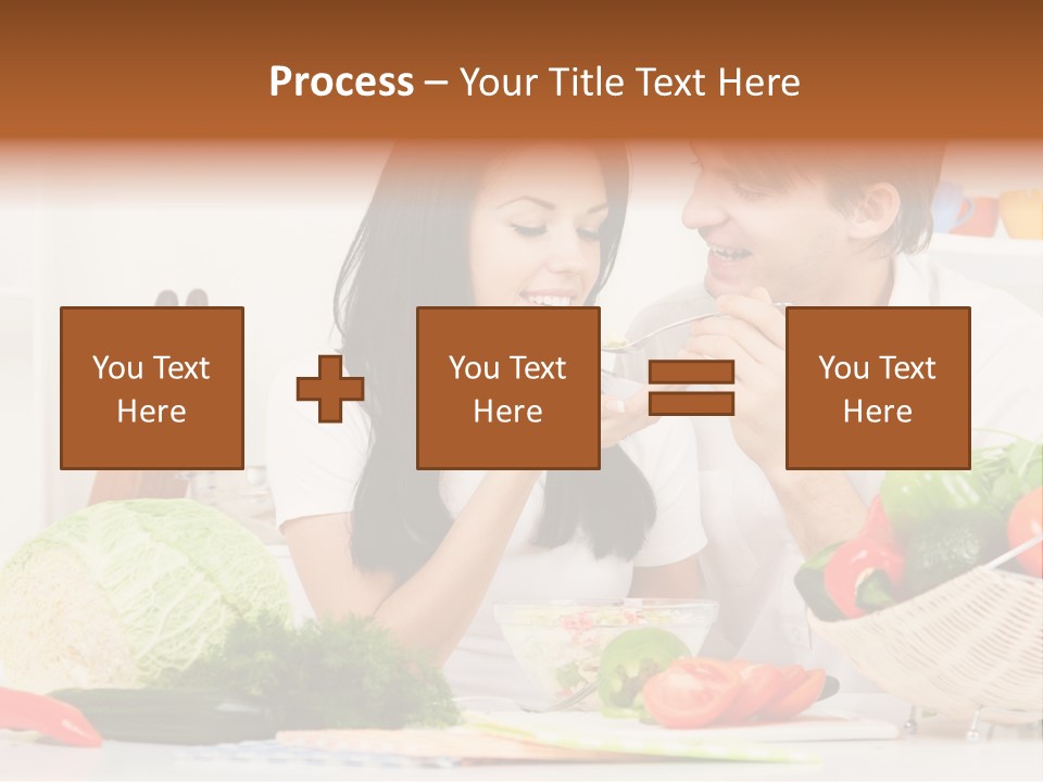Healthy Table Relationship PowerPoint Template