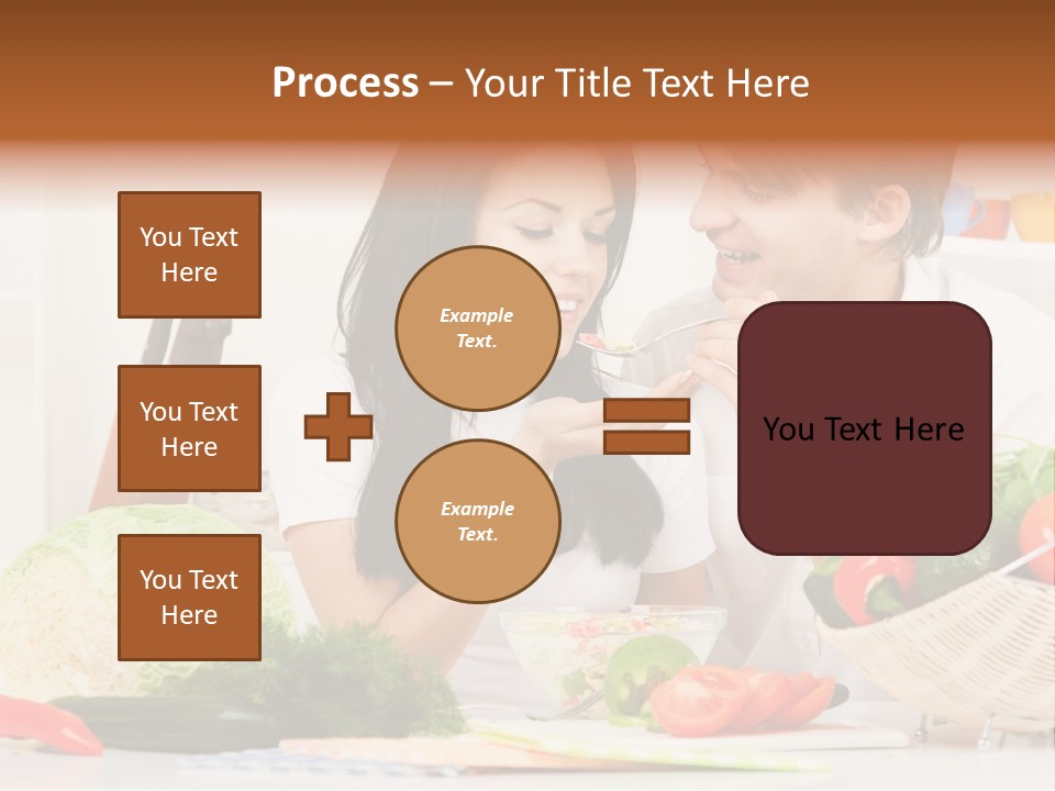 Healthy Table Relationship PowerPoint Template