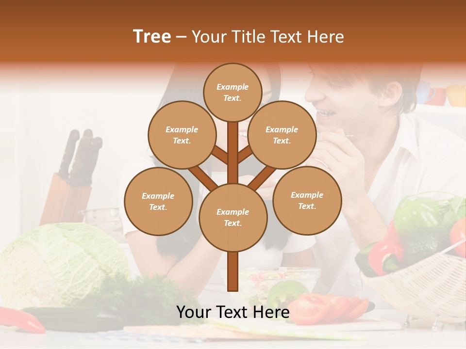 Healthy Table Relationship PowerPoint Template
