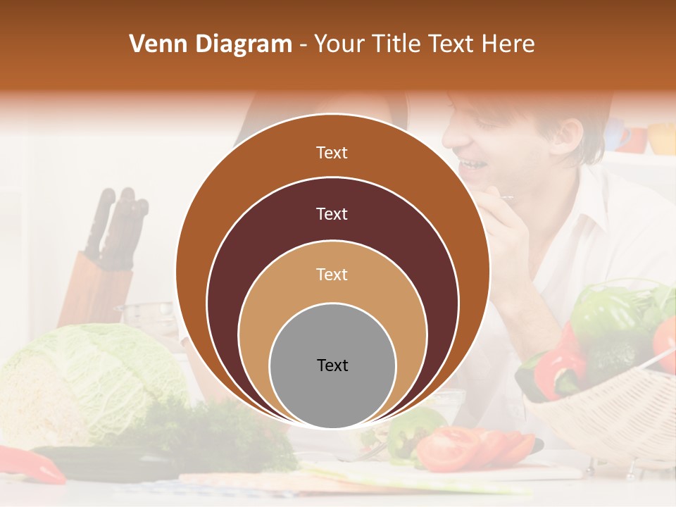 Healthy Table Relationship PowerPoint Template