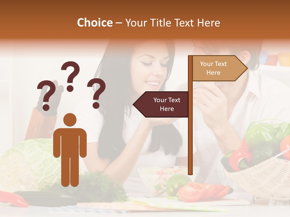 Healthy Table Relationship PowerPoint Template