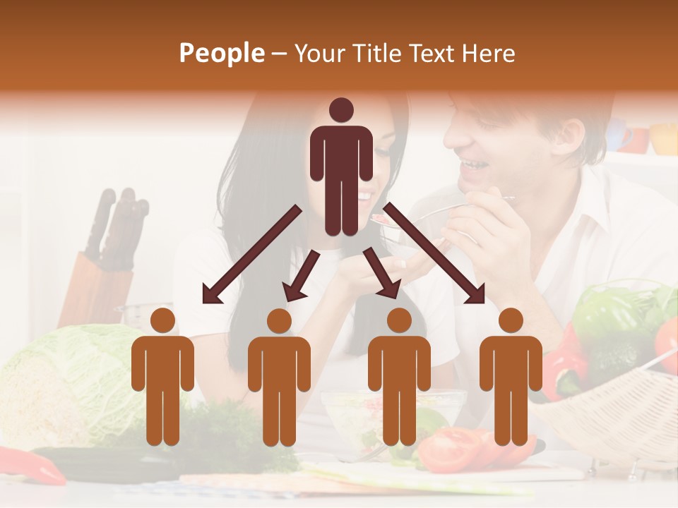 Healthy Table Relationship PowerPoint Template