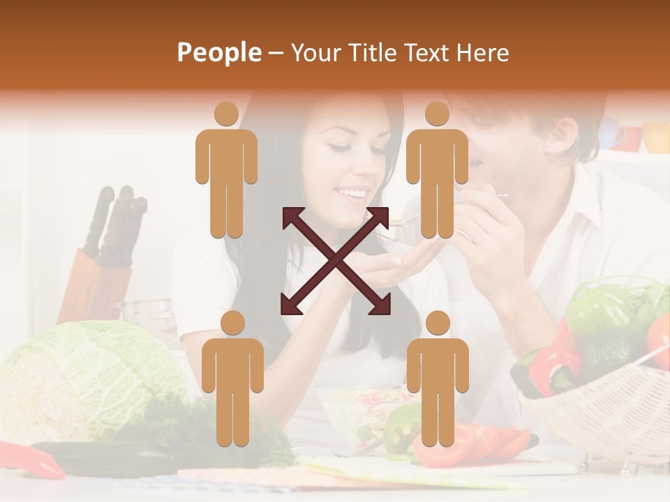 Healthy Table Relationship PowerPoint Template