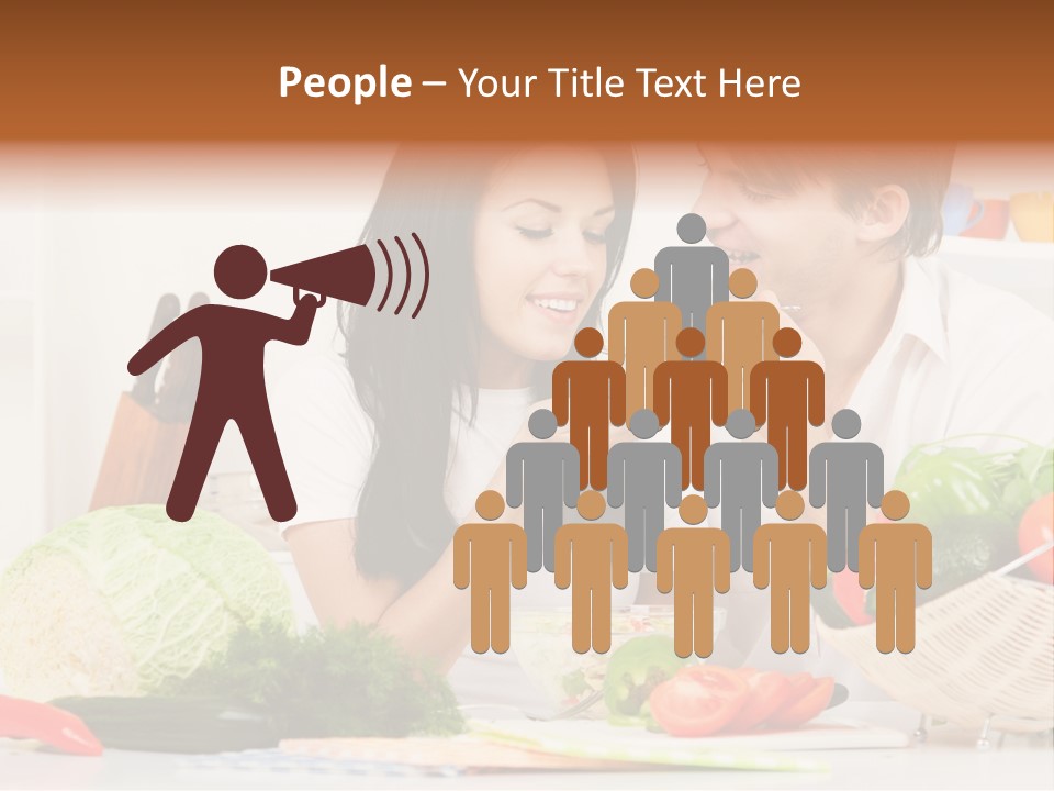 Healthy Table Relationship PowerPoint Template