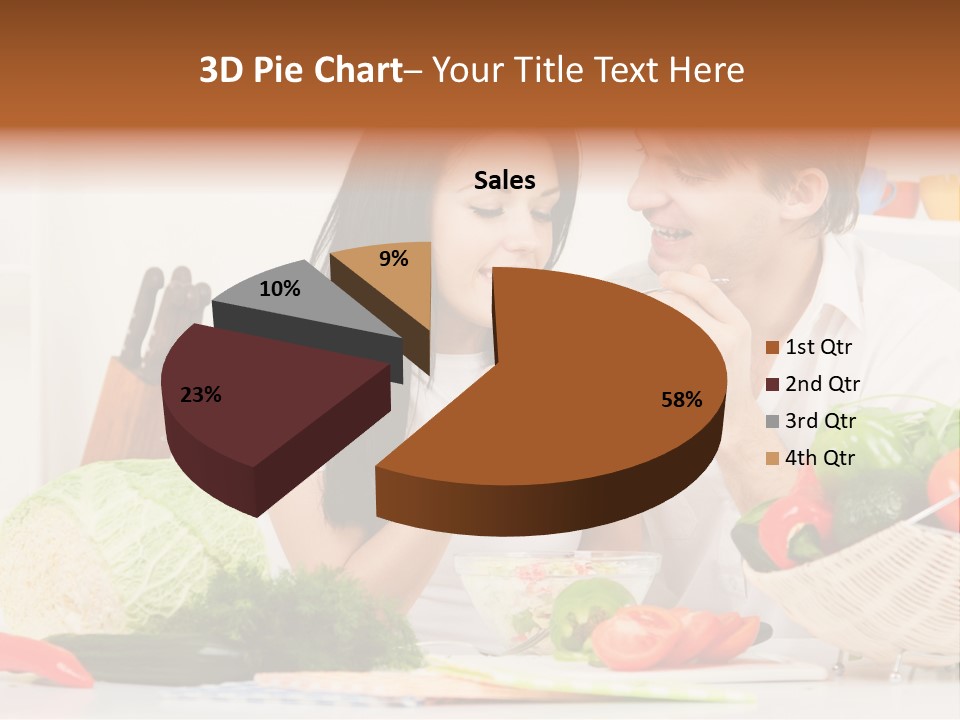Healthy Table Relationship PowerPoint Template