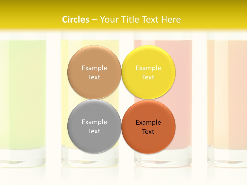 Green Pineapple Juice Juice PowerPoint Template