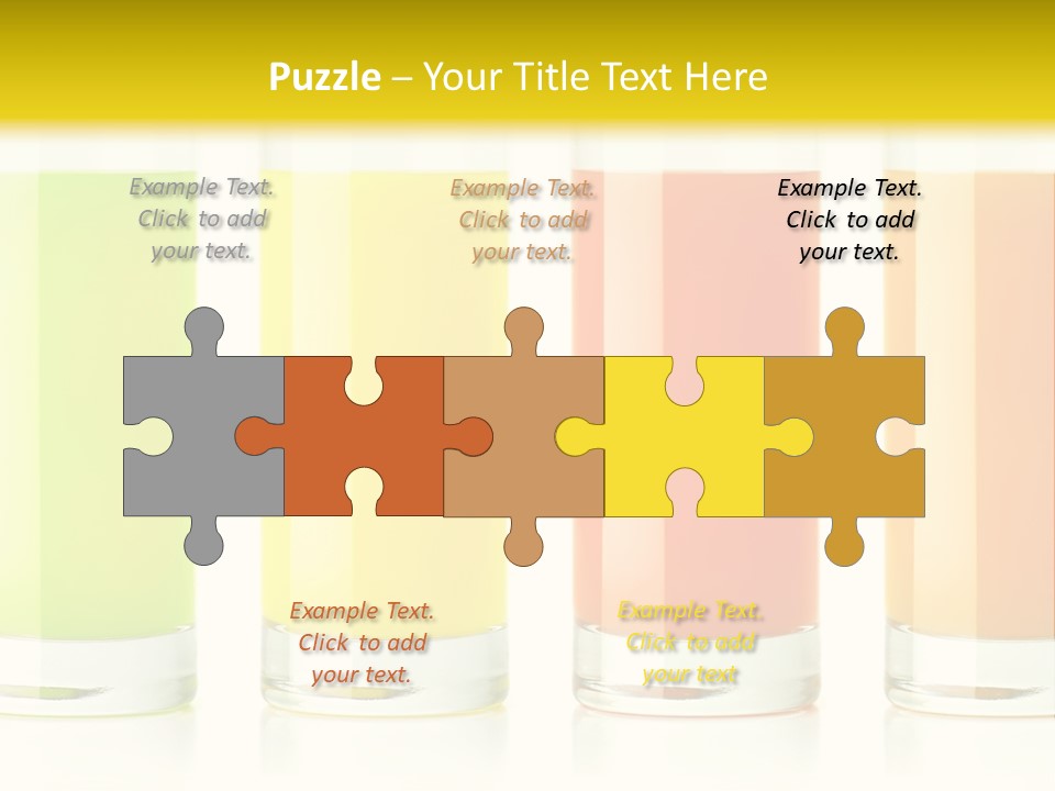 Green Pineapple Juice Juice PowerPoint Template