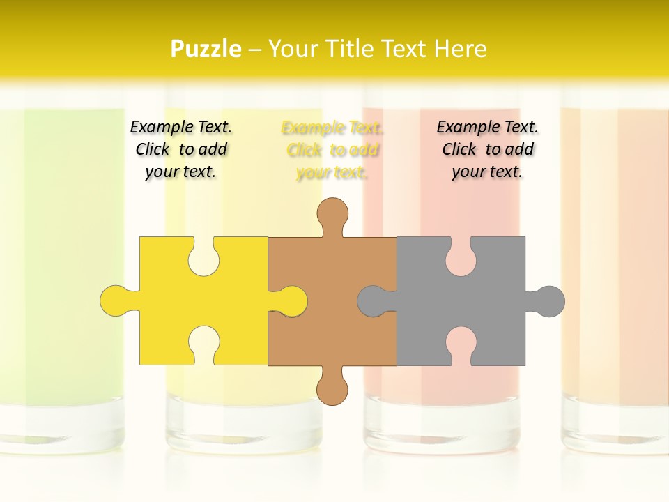 Green Pineapple Juice Juice PowerPoint Template