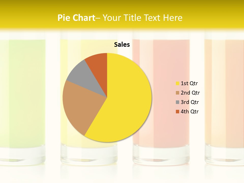 Green Pineapple Juice Juice PowerPoint Template