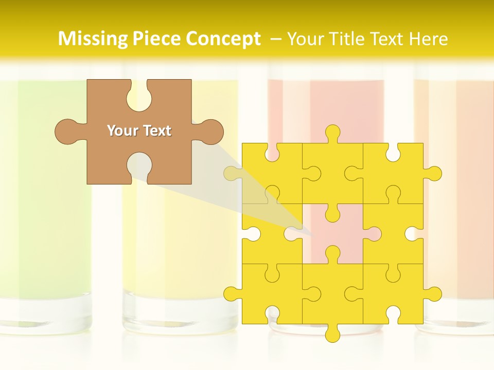 Green Pineapple Juice Juice PowerPoint Template