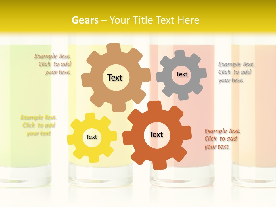 Green Pineapple Juice Juice PowerPoint Template