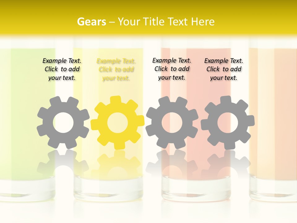 Green Pineapple Juice Juice PowerPoint Template