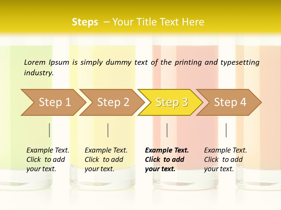 Green Pineapple Juice Juice PowerPoint Template