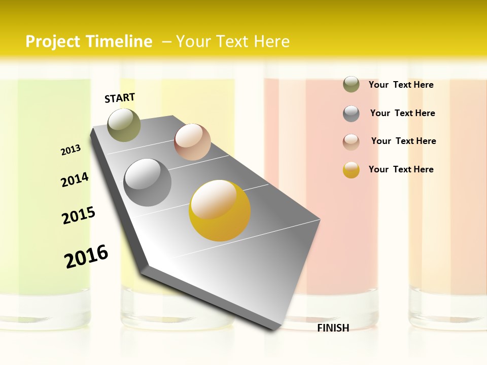 Green Pineapple Juice Juice PowerPoint Template