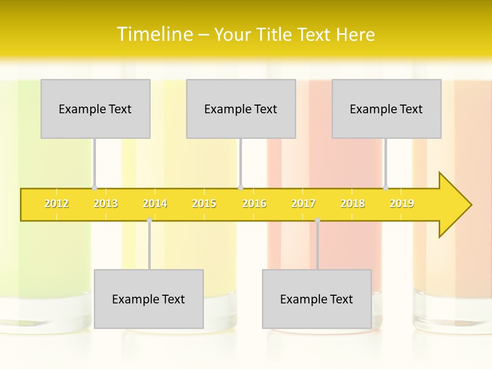 Green Pineapple Juice Juice PowerPoint Template