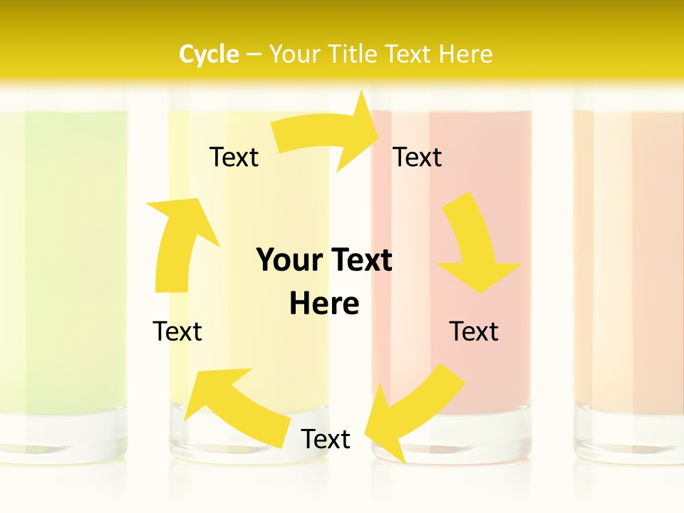 Green Pineapple Juice Juice PowerPoint Template