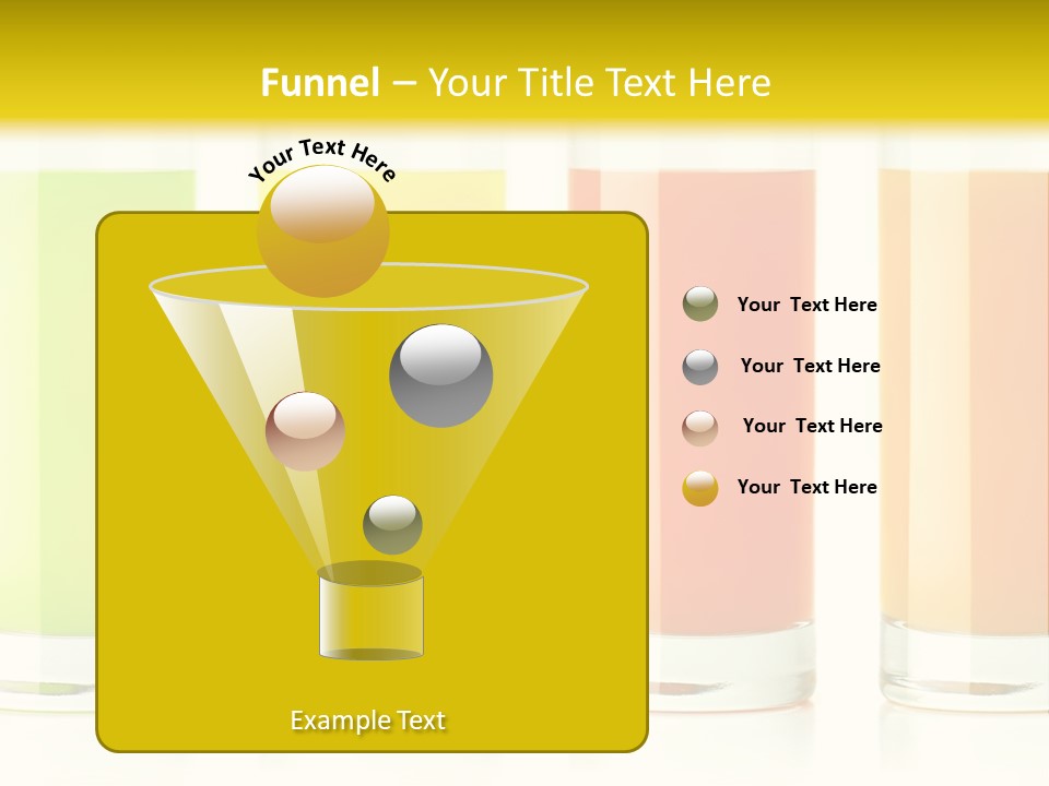 Green Pineapple Juice Juice PowerPoint Template