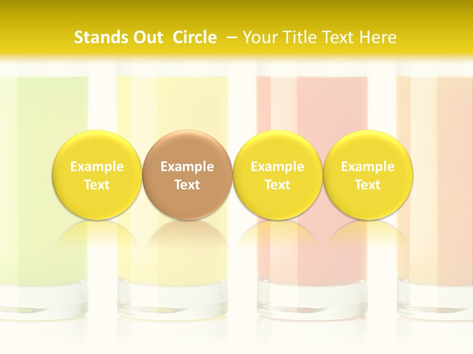 Green Pineapple Juice Juice PowerPoint Template