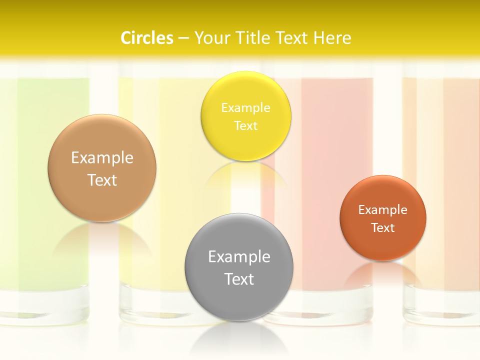 Green Pineapple Juice Juice PowerPoint Template