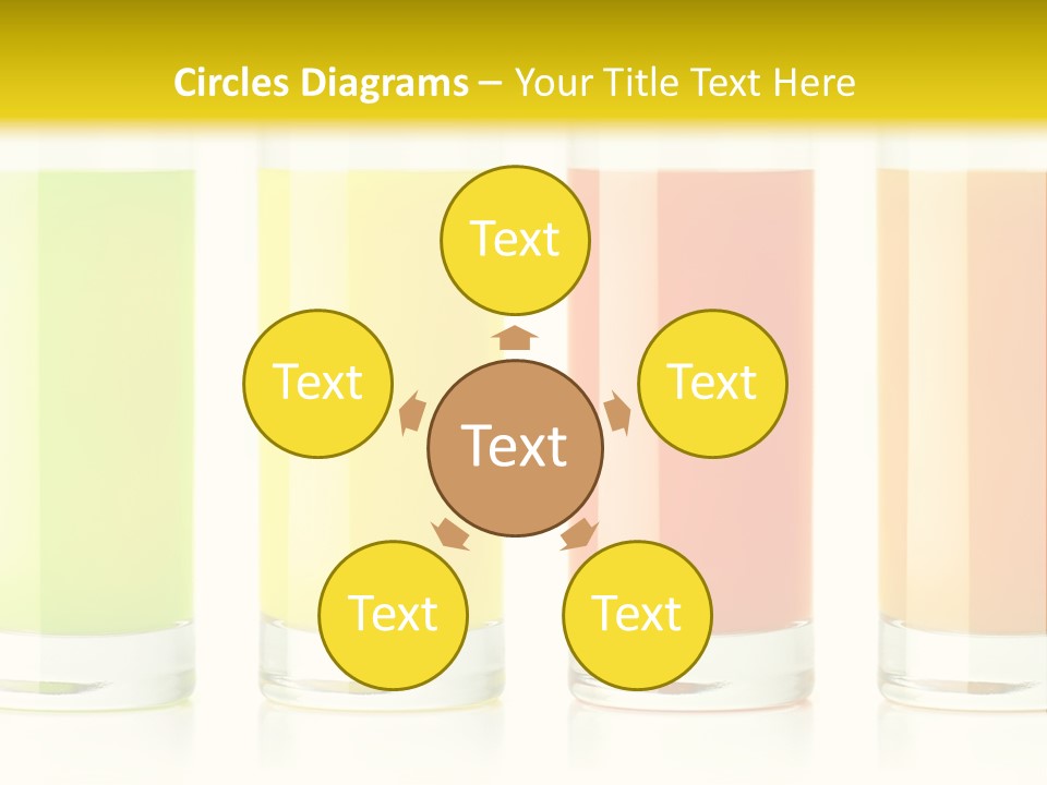 Green Pineapple Juice Juice PowerPoint Template