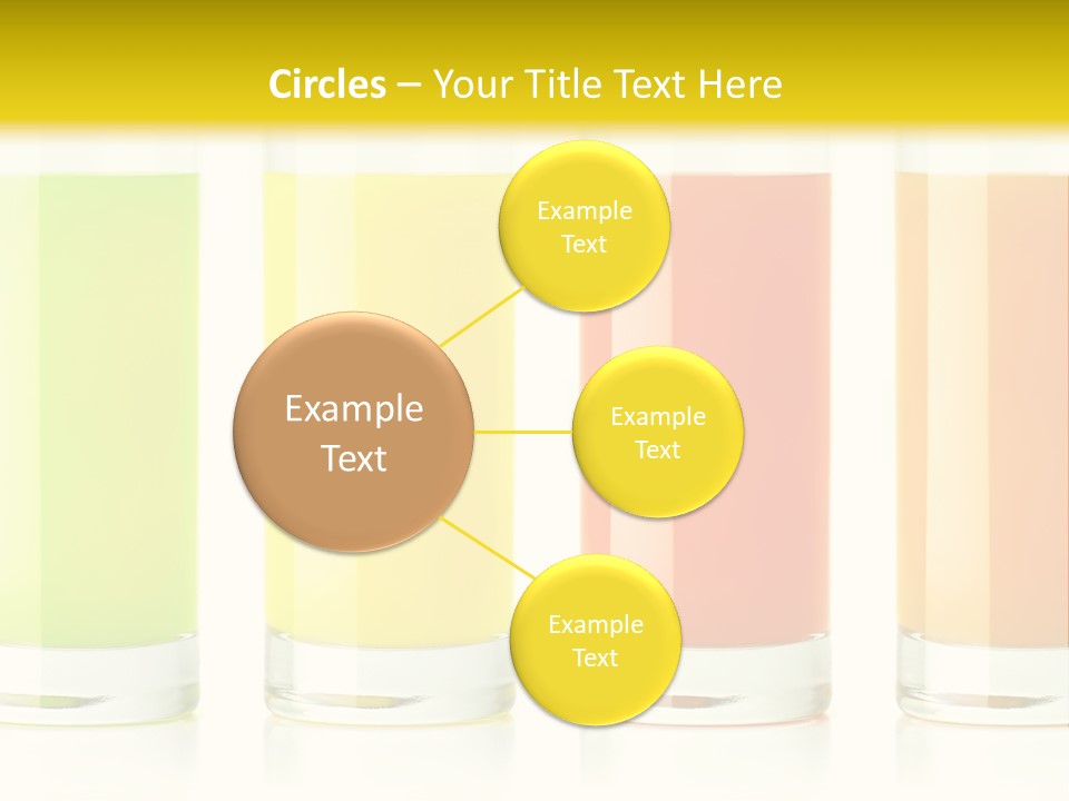 Green Pineapple Juice Juice PowerPoint Template