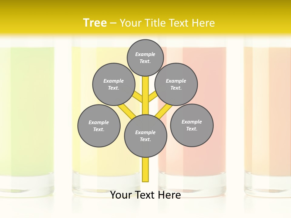 Green Pineapple Juice Juice PowerPoint Template