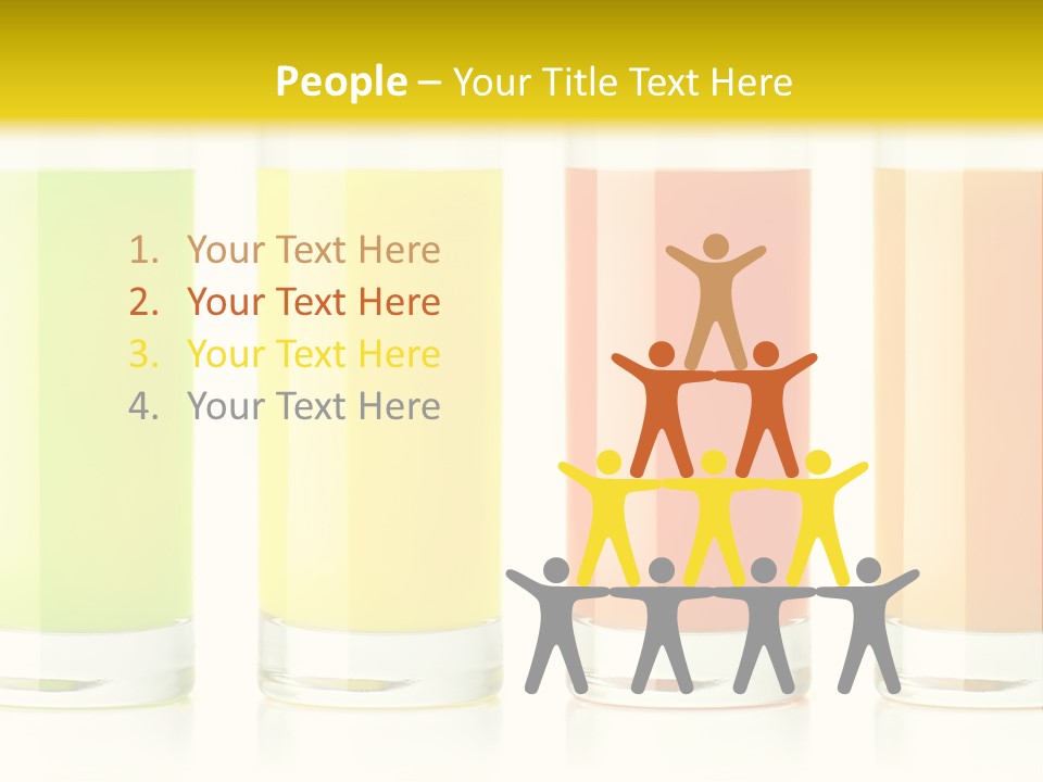 Green Pineapple Juice Juice PowerPoint Template