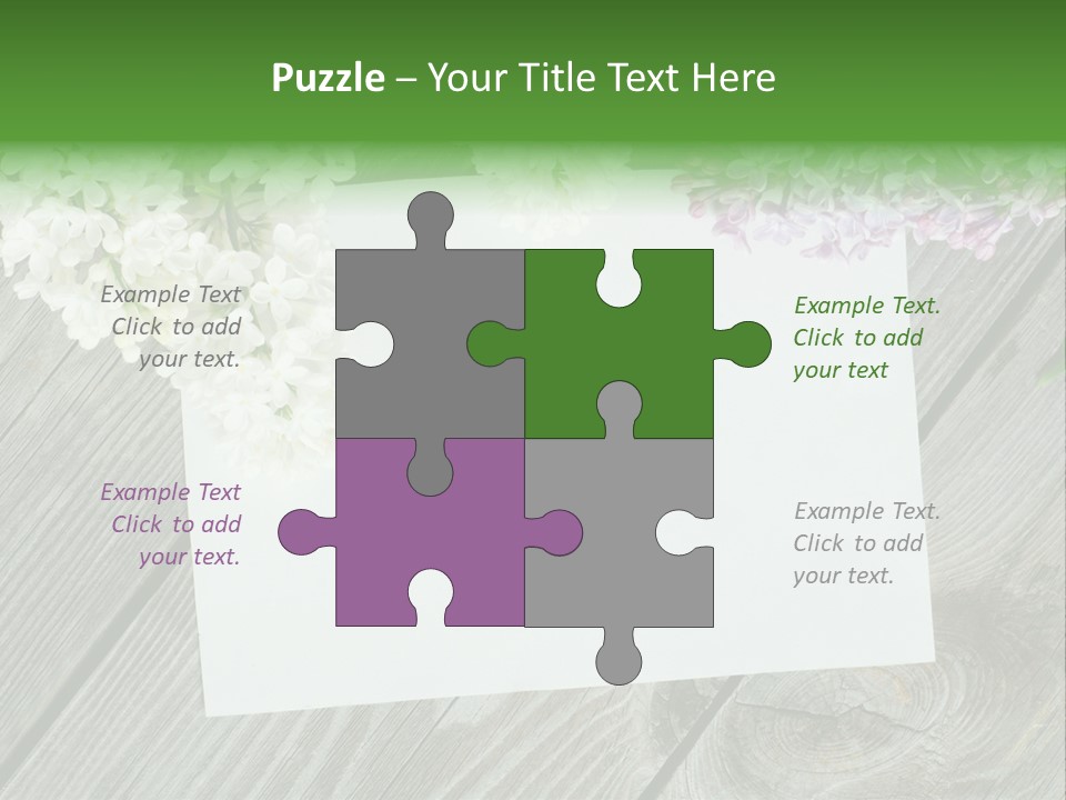 Board Transparent Scented PowerPoint Template