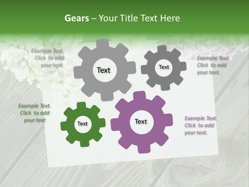 Board Transparent Scented PowerPoint Template