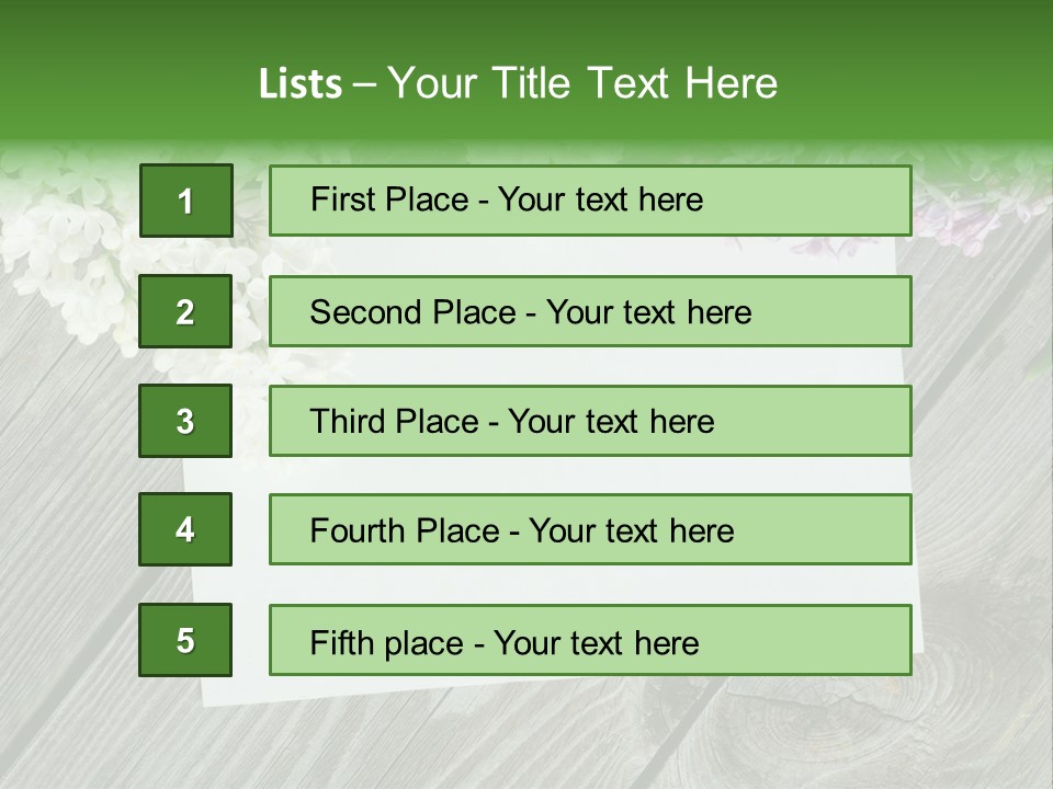 Board Transparent Scented PowerPoint Template