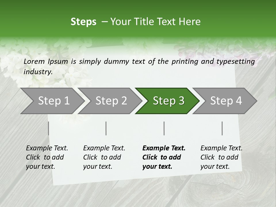 Board Transparent Scented PowerPoint Template