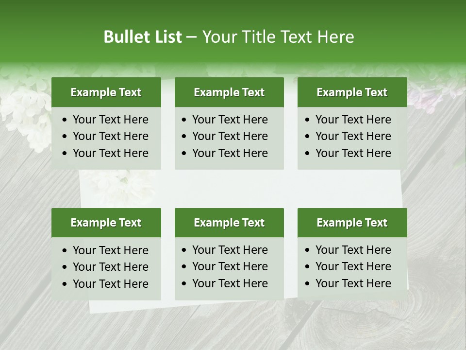 Board Transparent Scented PowerPoint Template