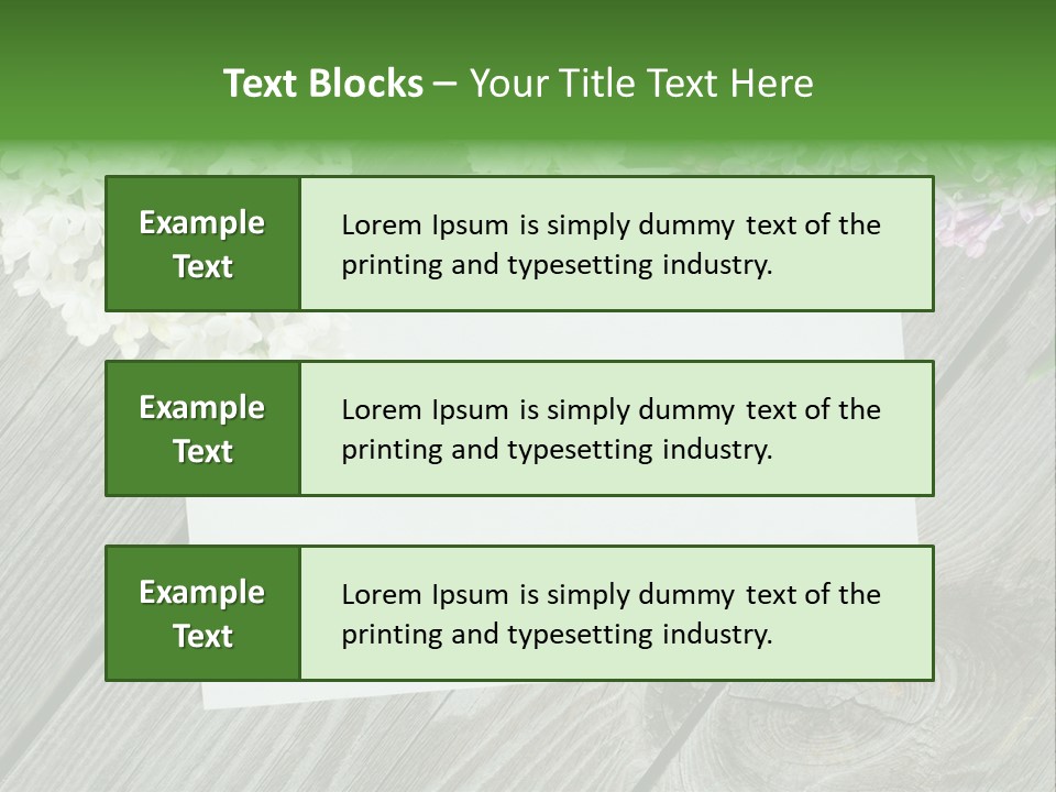 Board Transparent Scented PowerPoint Template