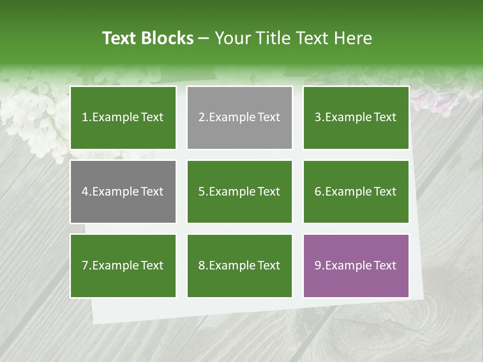 Board Transparent Scented PowerPoint Template