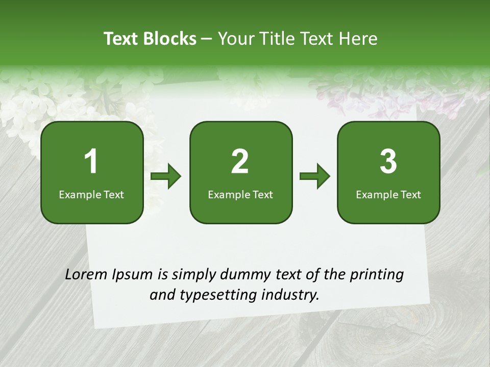 Board Transparent Scented PowerPoint Template