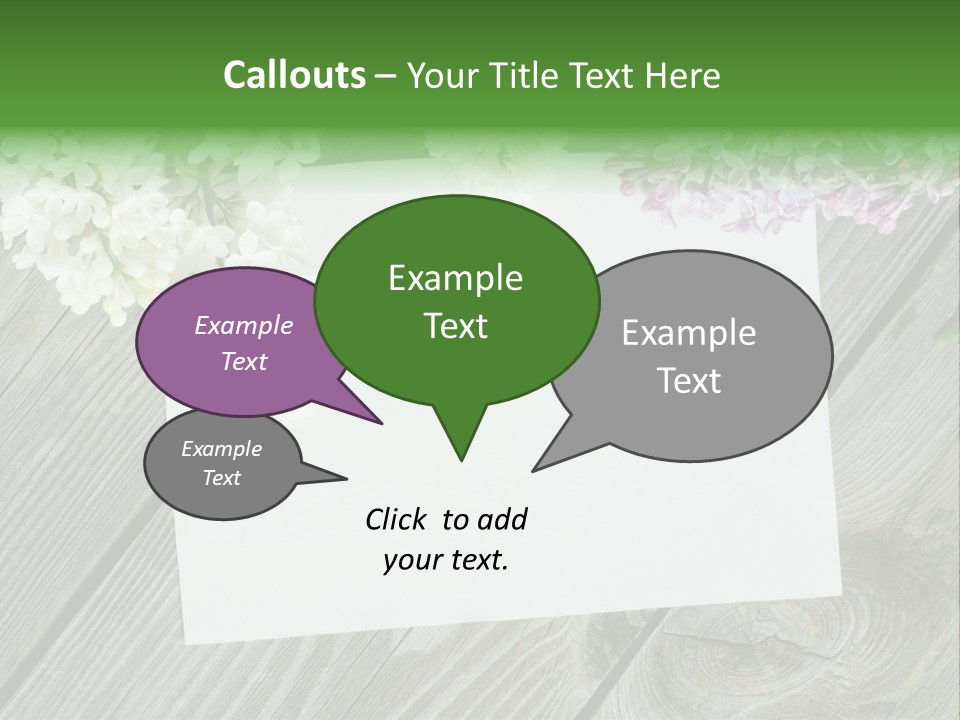 Board Transparent Scented PowerPoint Template