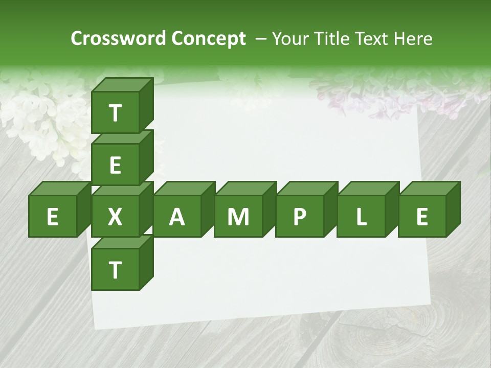 Board Transparent Scented PowerPoint Template