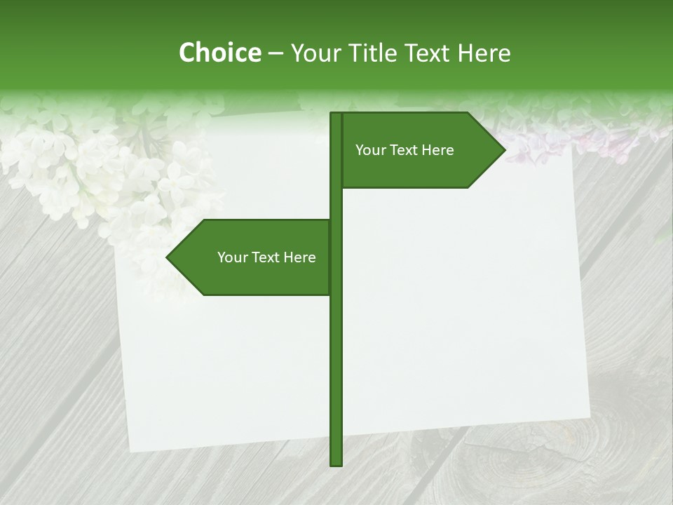 Board Transparent Scented PowerPoint Template