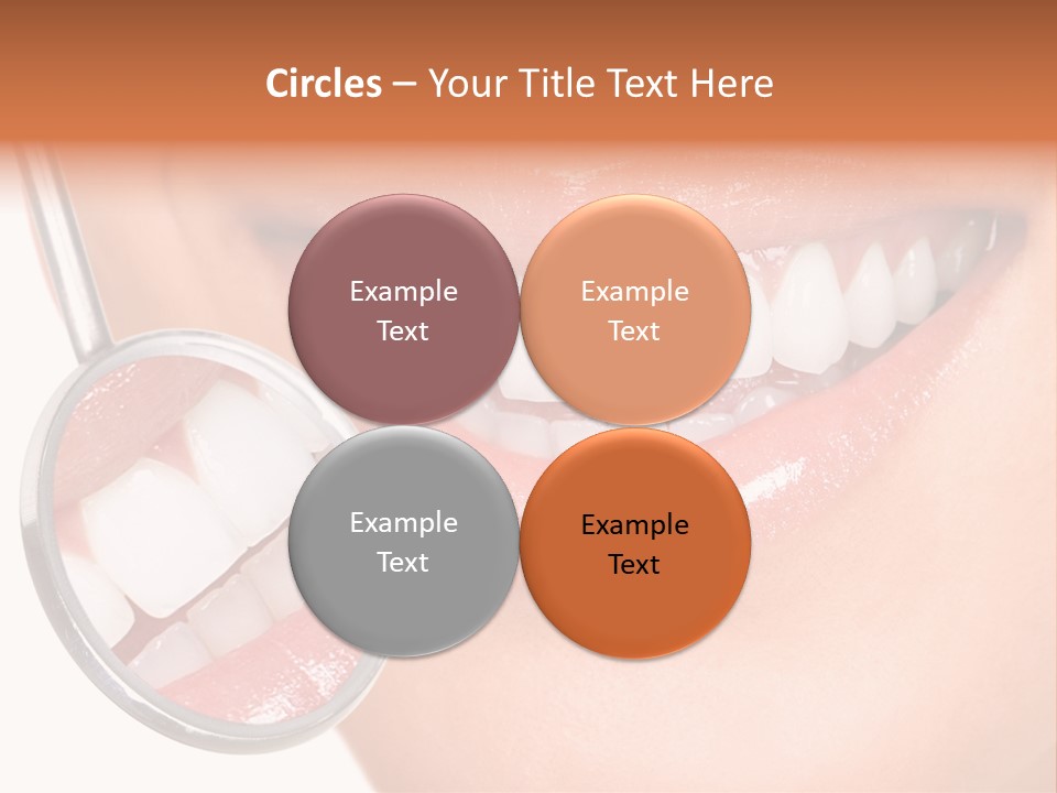 Health Dentist Reflection PowerPoint Template