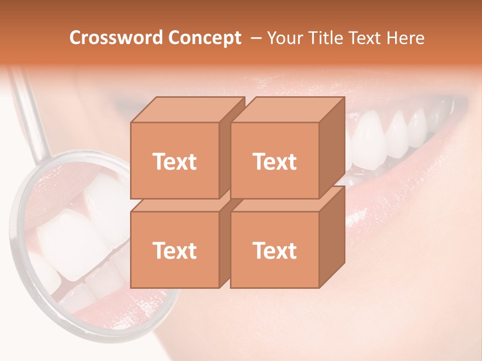 Health Dentist Reflection PowerPoint Template