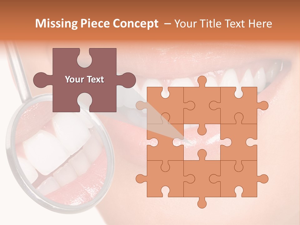 Health Dentist Reflection PowerPoint Template