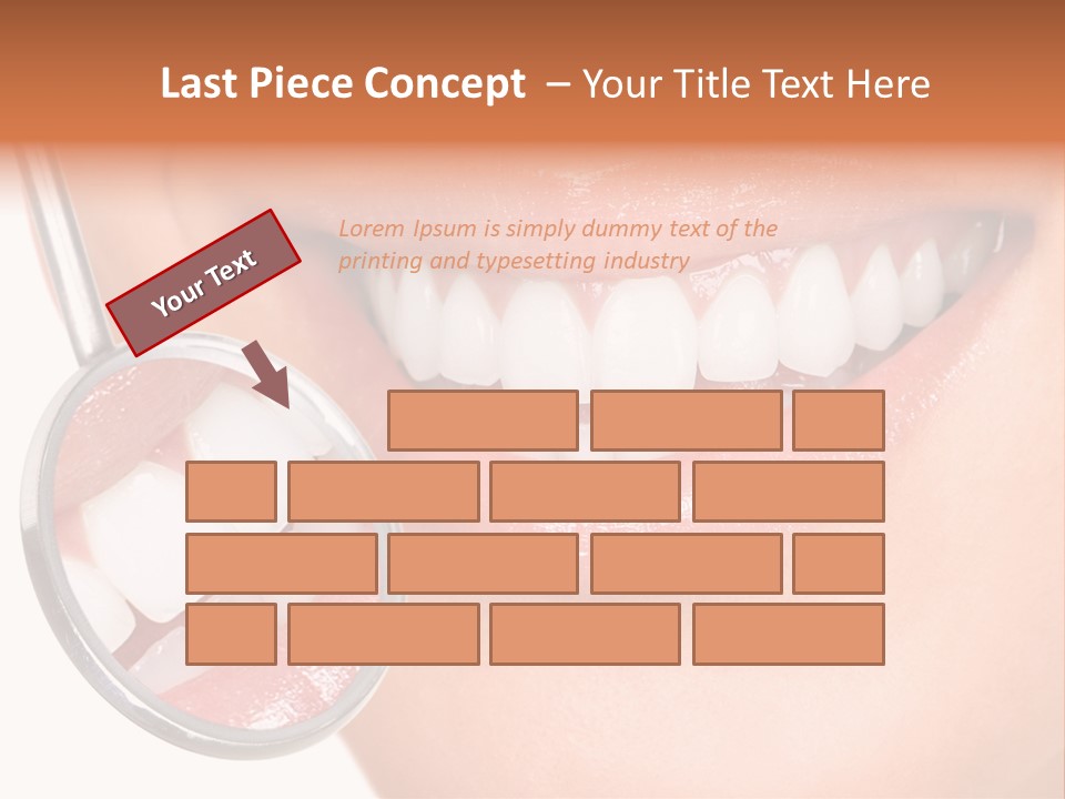 Health Dentist Reflection PowerPoint Template